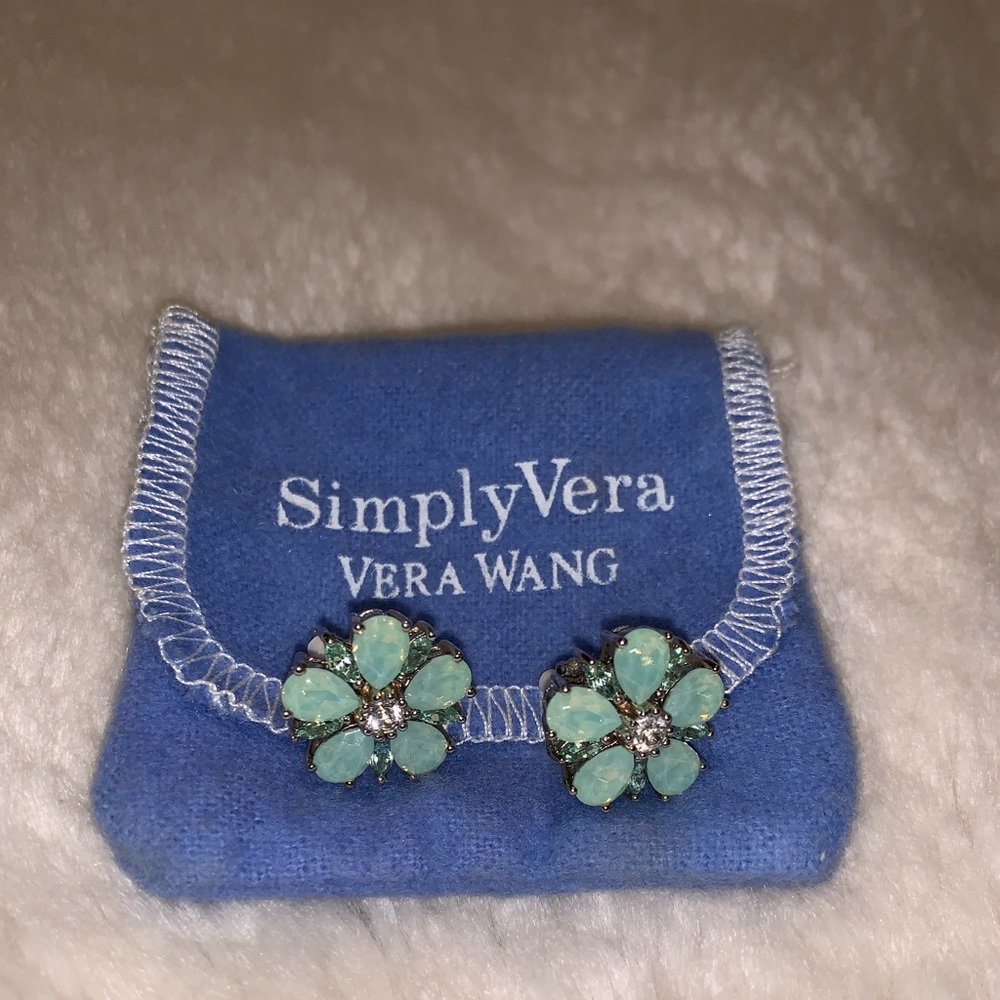 Simply Vera (Vera Wang)-white gold earrings